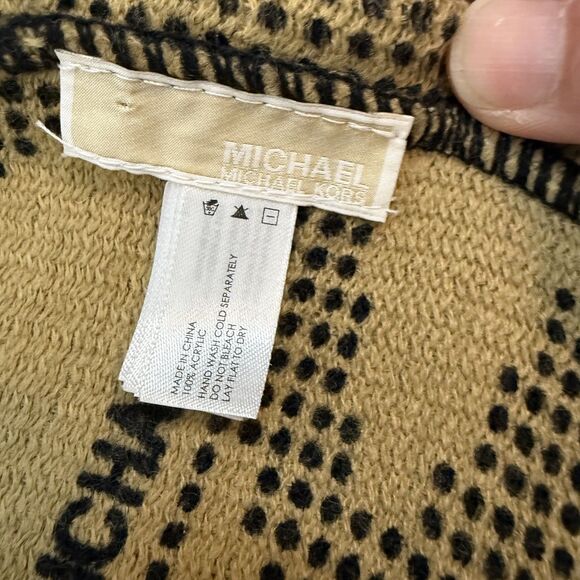 Michael Kors Leopard Print Round Scarf Infinity - Picture 4 of 8